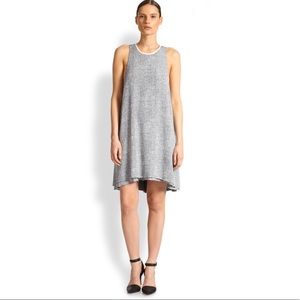 T By Alexander Wang Crepe Melange Trapeze Dress